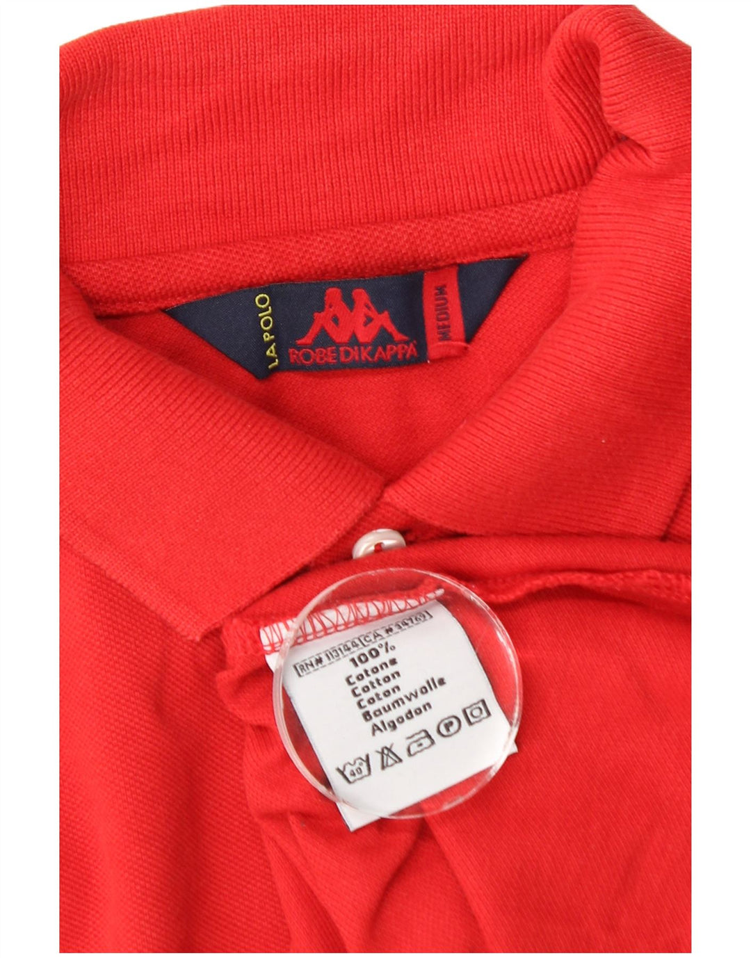 Kappa muška polo majica dugih rukava srednje crvene boje
