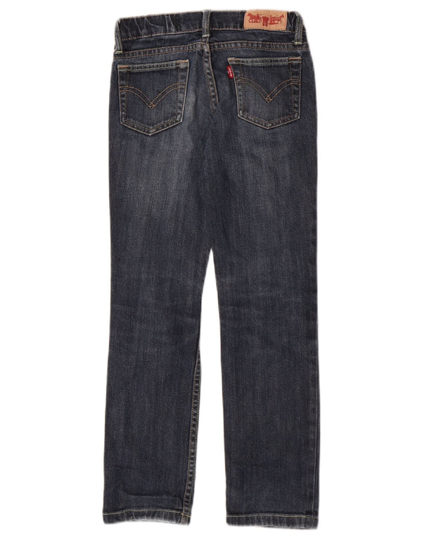 Ravne traperice Levi's Boys 7-8 godina W22 L23 tamnoplavi pamuk
