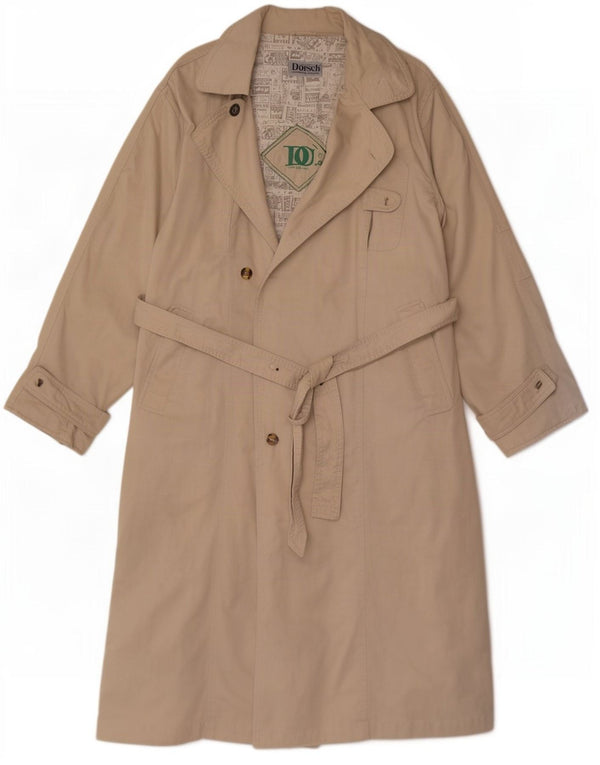 Vintage muški trenč kaput UK 38 Srednje bež
