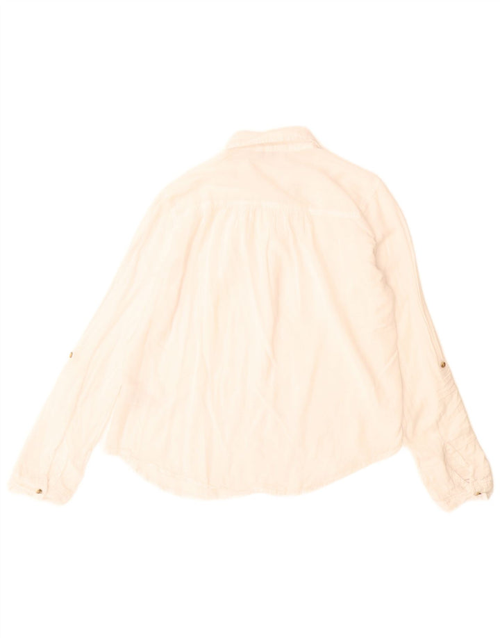 Hollister ženska pulover majica UK 6 XS bijeli pamuk