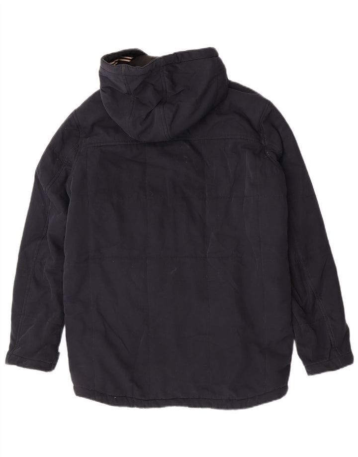 Jack & Jones muška vjetrovka s kapuljačom UK 36 Mala tamnoplava poliester
