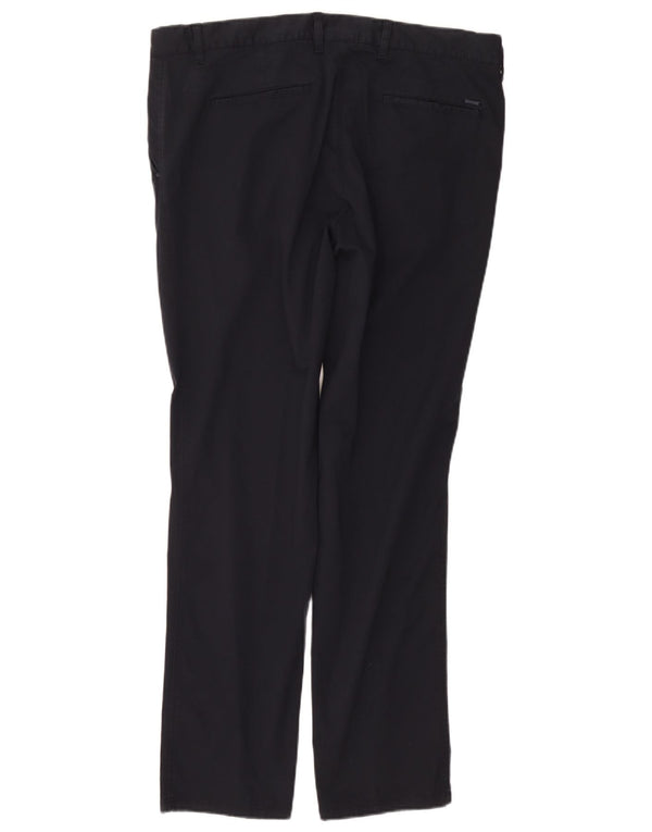 MASSIMO DUTTI Muške uske chino hlače EU 48 XL W36 L31 tamnoplave