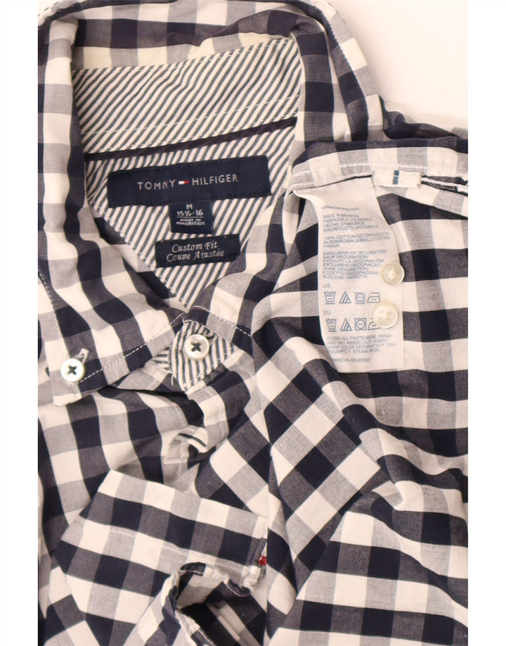 Tommy Hilfiger muška košulja prilagođenog kroja veličina 15 1/2 16 srednje plava gingham