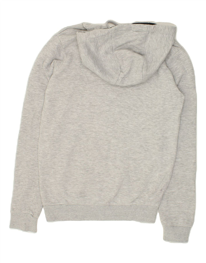 MCKENZIE Mens Graphic Hoodie Jumper Small Grey Cotton Vintage Mckenzie and Second-Hand Mckenzie from Messina Hembry 