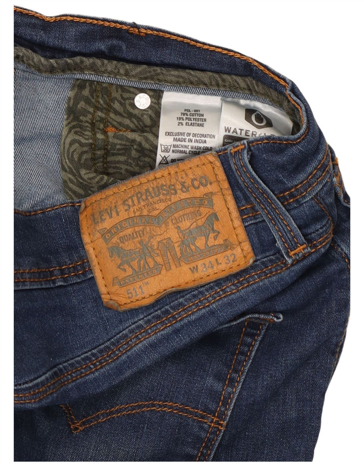 Levi's muške 511 uske traperice W34 L32 plavi pamuk
