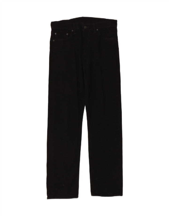 LEVI'S muške 540 ravne traperice opuštenog kroja W31 L32 crni pamuk