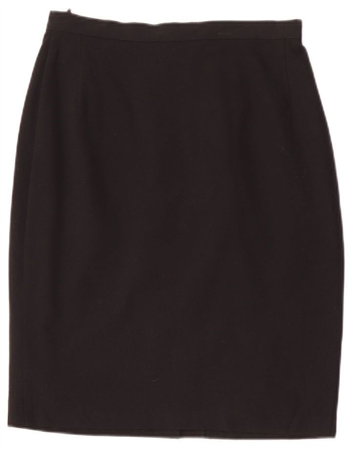 Marks & Spencer ženska pencil suknja UK 12 srednje W28 crni poliester