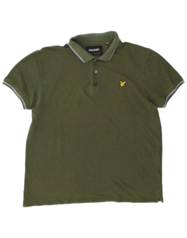 Lyle & Scott muška polo majica veliki kaki pamuk