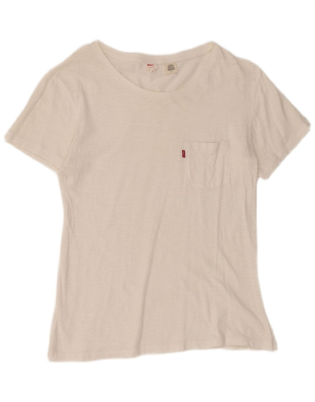 Levi's ženska majica kratkih rukava UK 14 srednje bijele mrlje