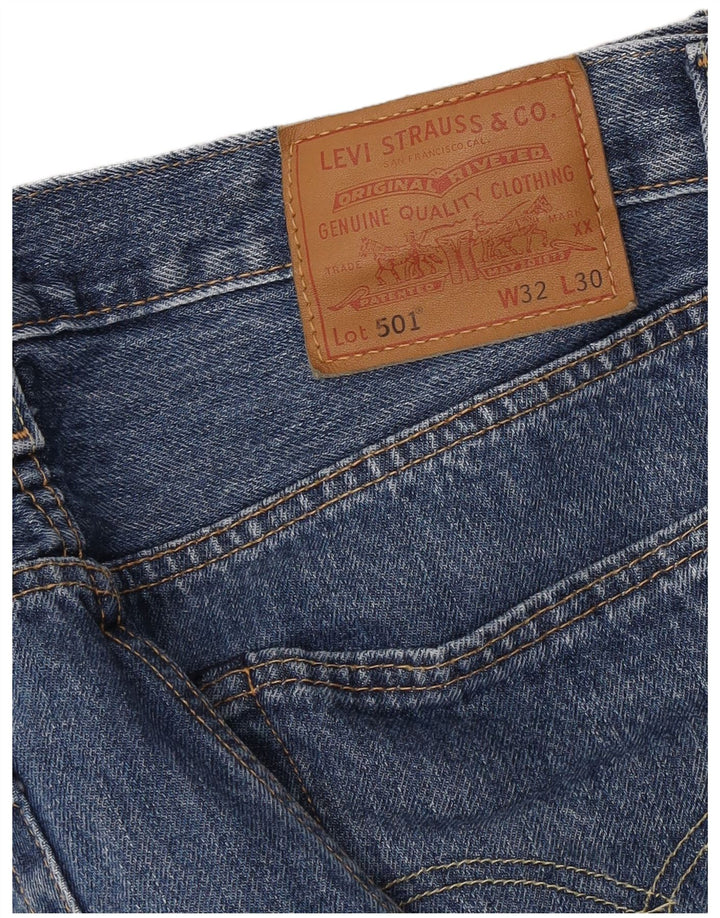 Levi's muške 501 ravne traperice W32 L30 plave
