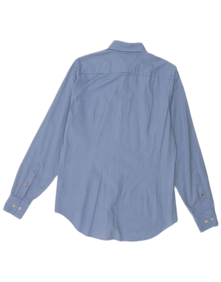 Tommy Hilfiger muška uska majica male plave pamučne boje