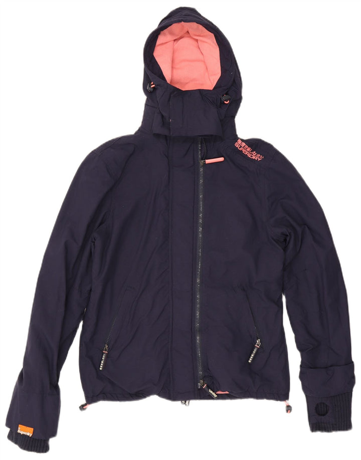 Superdry ženska jakna s vjetrovkom UK 14 srednje tamnoplava