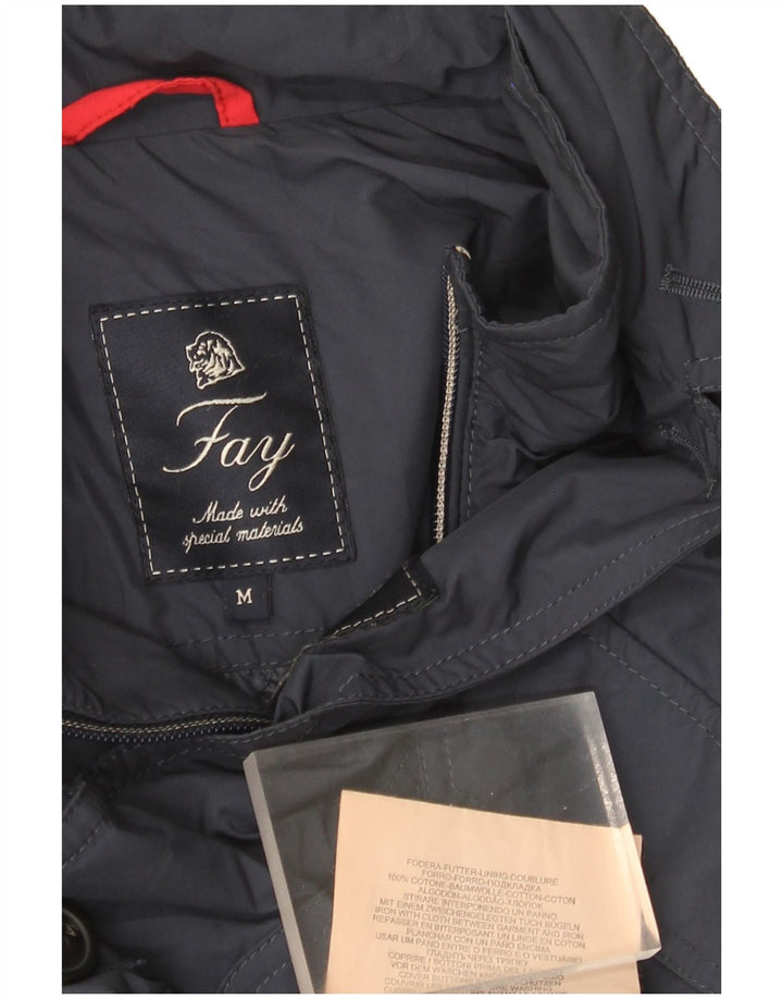 Fay Mens Utility Jacket UK 38 Srednje tamnoplavi pamuk
