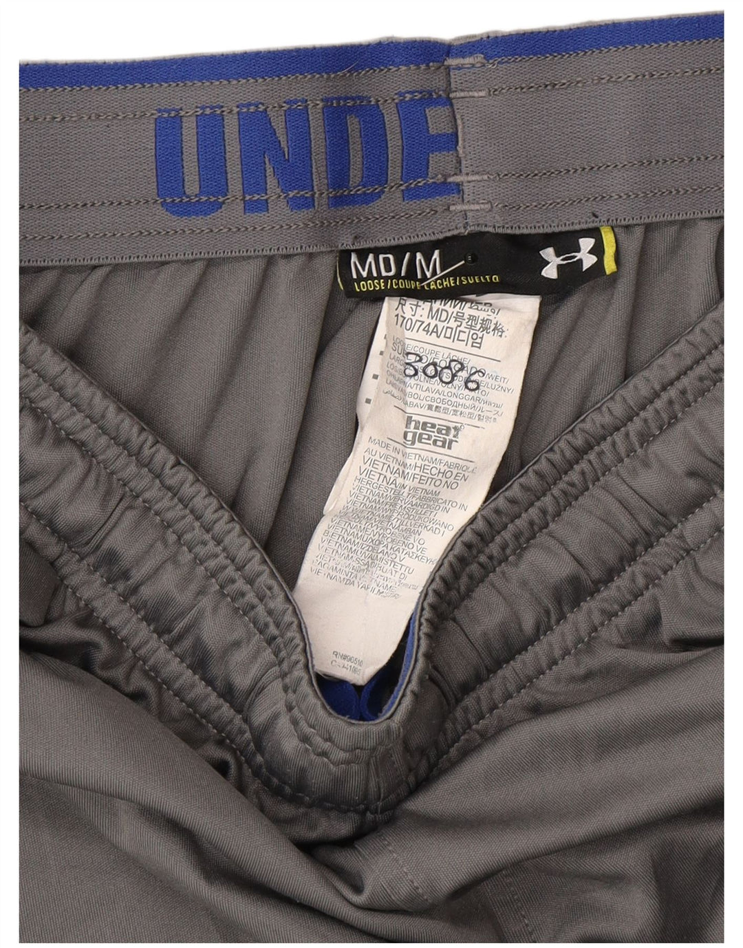 Under Armour muške sportske kratke hlače srednje sive boje od poliestera
