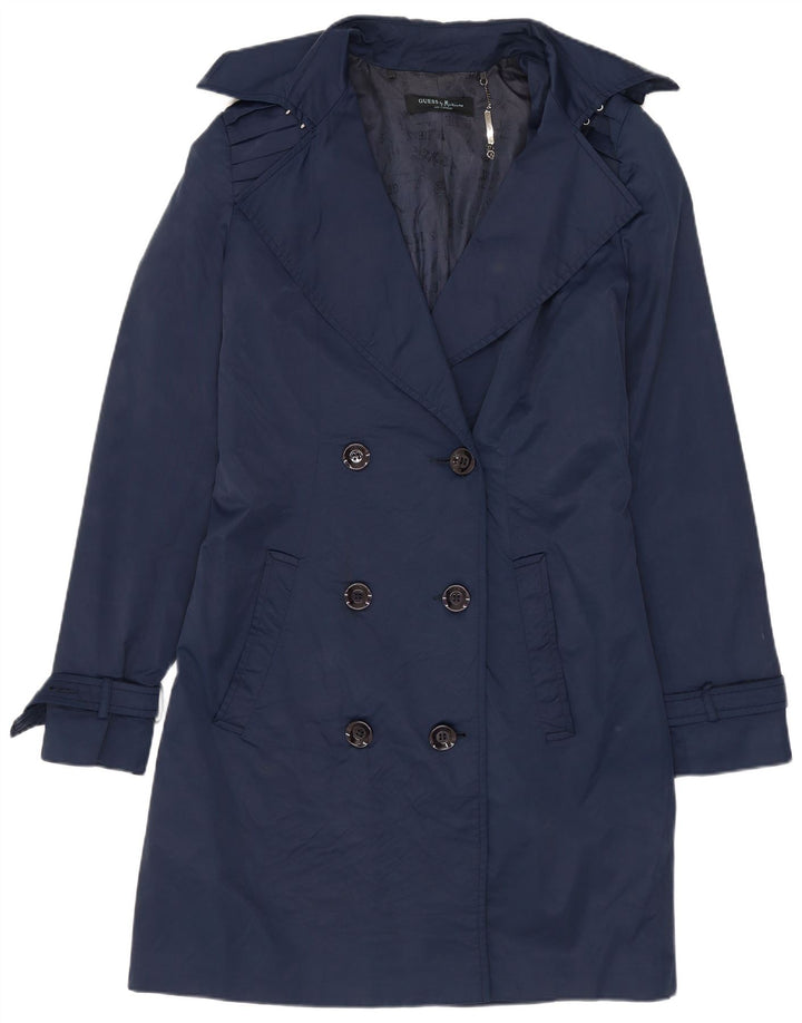 Guess By Marciano ženski trenč kaput IT 42 srednje tamnoplavi pamuk
