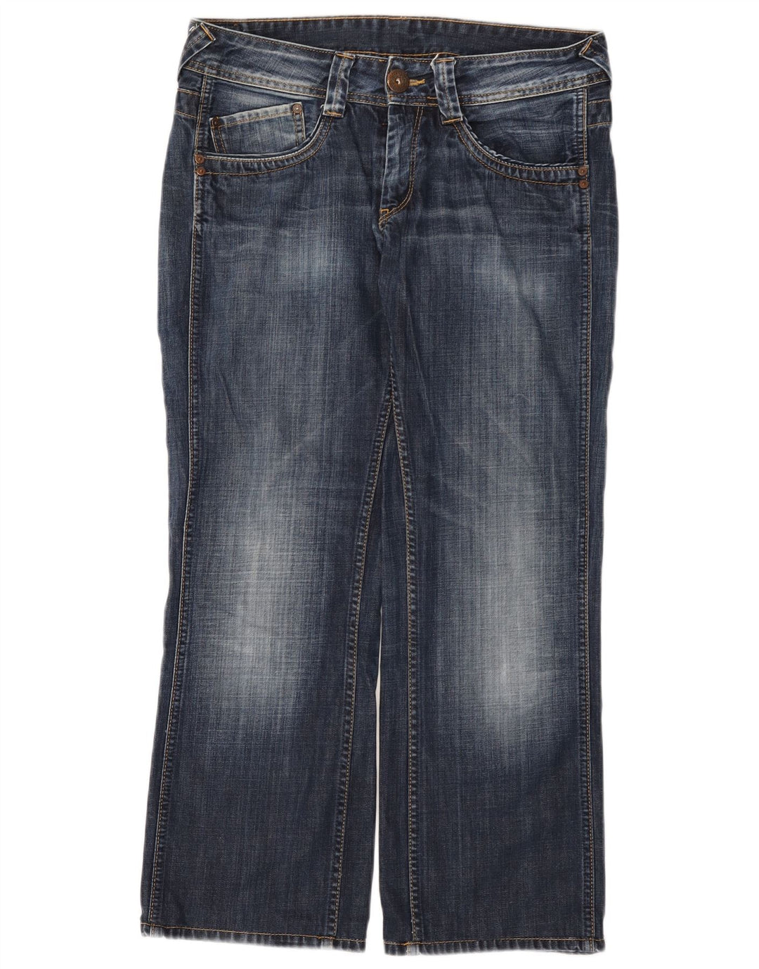 PEPE Jeans ženske široke traperice W31 L34 plavi pamuk