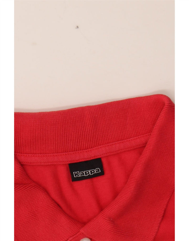 KAPPA Mens Polo Shirt XL Red Cotton Vintage Kappa and Second-Hand Kappa from Messina Hembry 