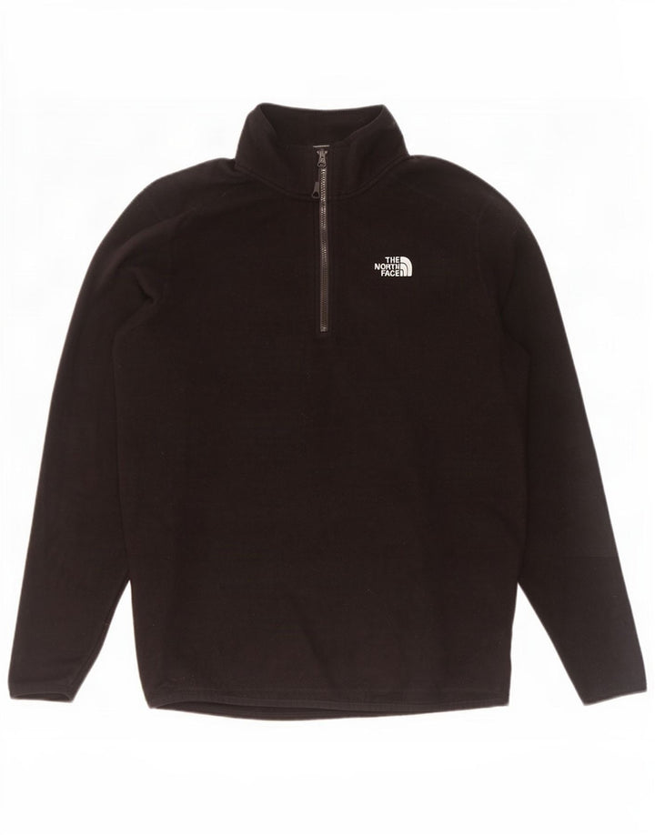 The North Face muški džemper od flisa s patentnim izrezom Srednji crni poliester