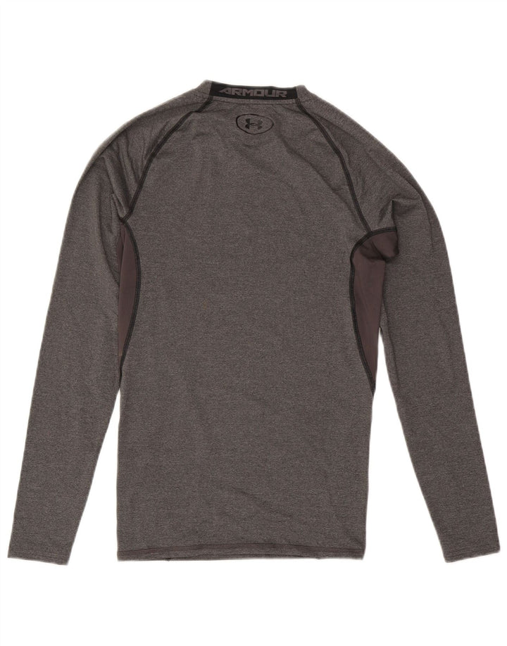 Muška majica Under Armour Heat Gear s dugim rukavima srednje sive boje