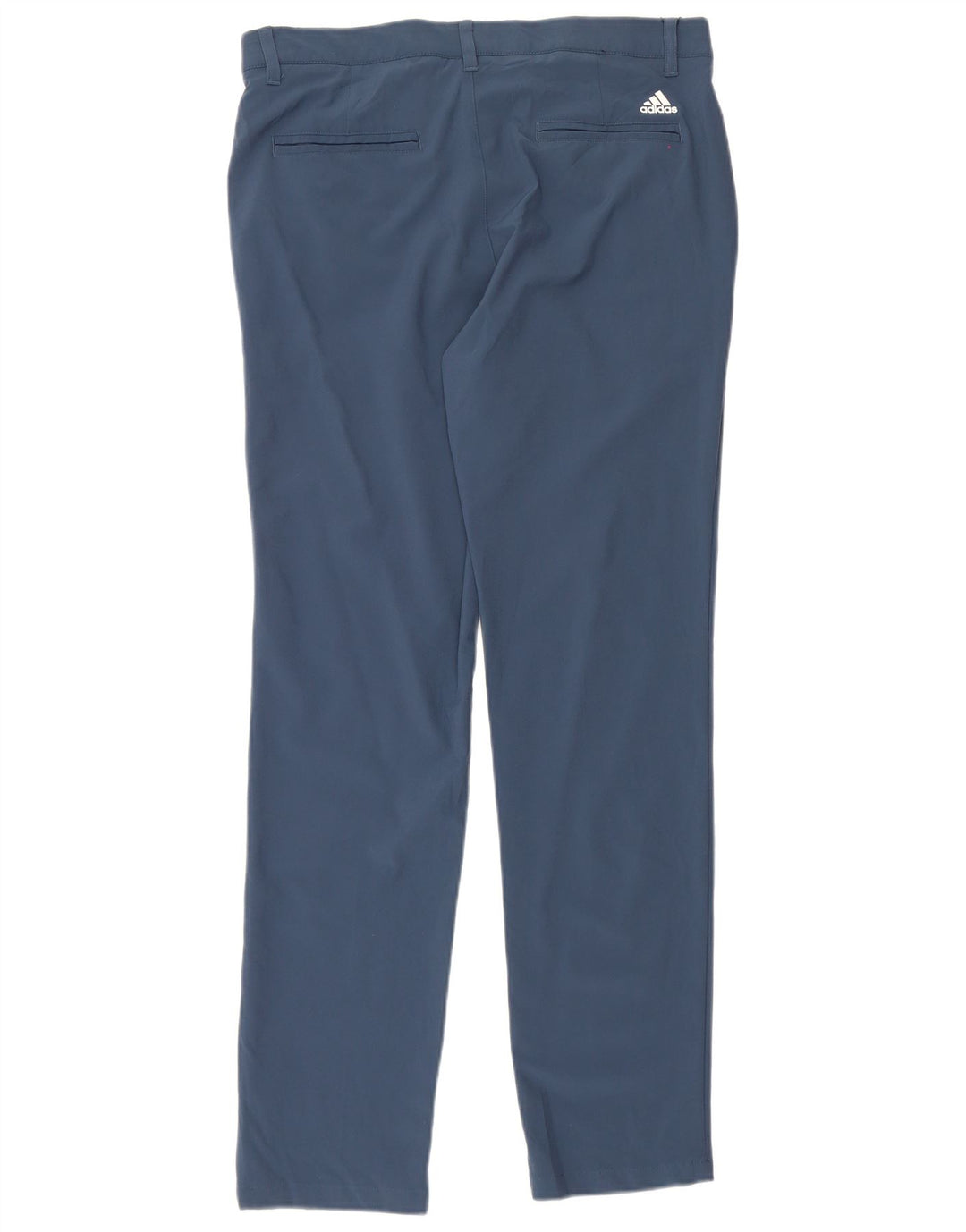 Adidas muške uske chino hlače W32 L32 plavi poliester