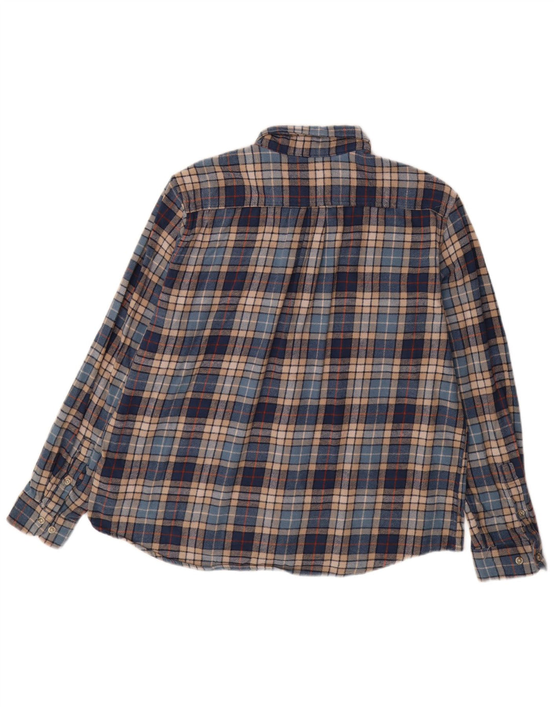 EDDIE BAUER Muška flanelska košulja 2XL pamuk u plavom karu