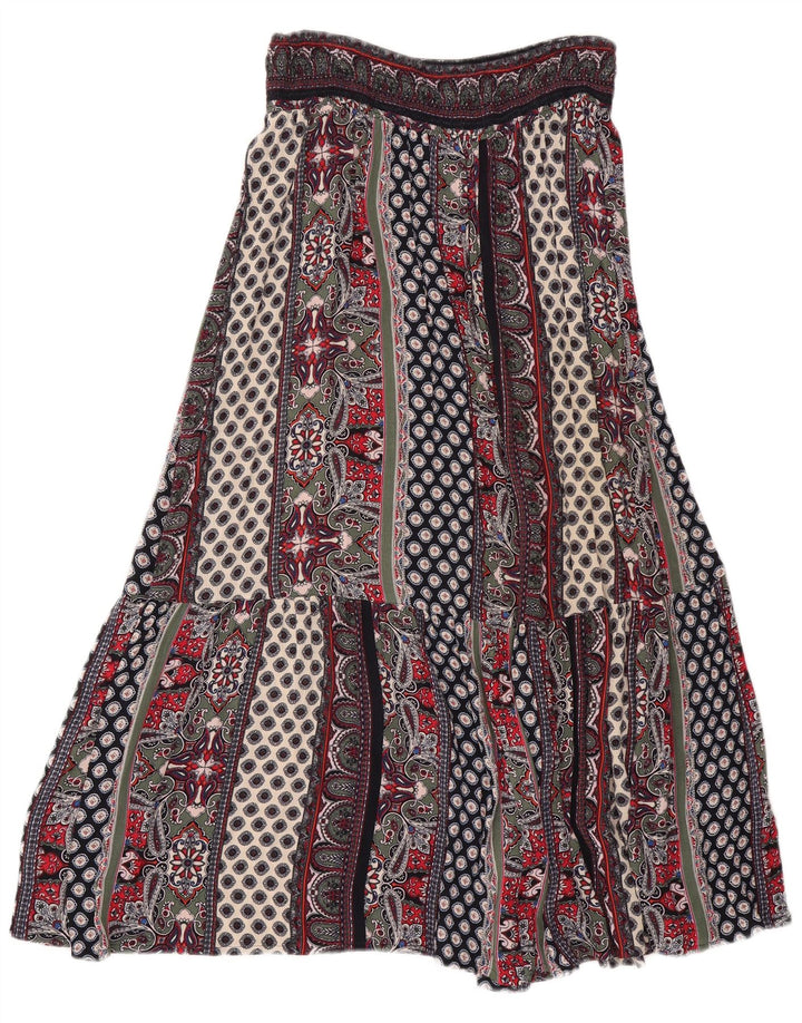 Monsoon ženska ciganska suknja srednje veličine W30 višebojna patchwork viskoza