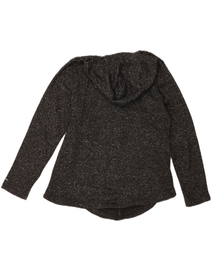 EDDIE BAUER Womens Zip Hoodie Sweater UK 16 Large Grey Polyester Vintage Eddie Bauer and Second-Hand Eddie Bauer from Messina Hembry 