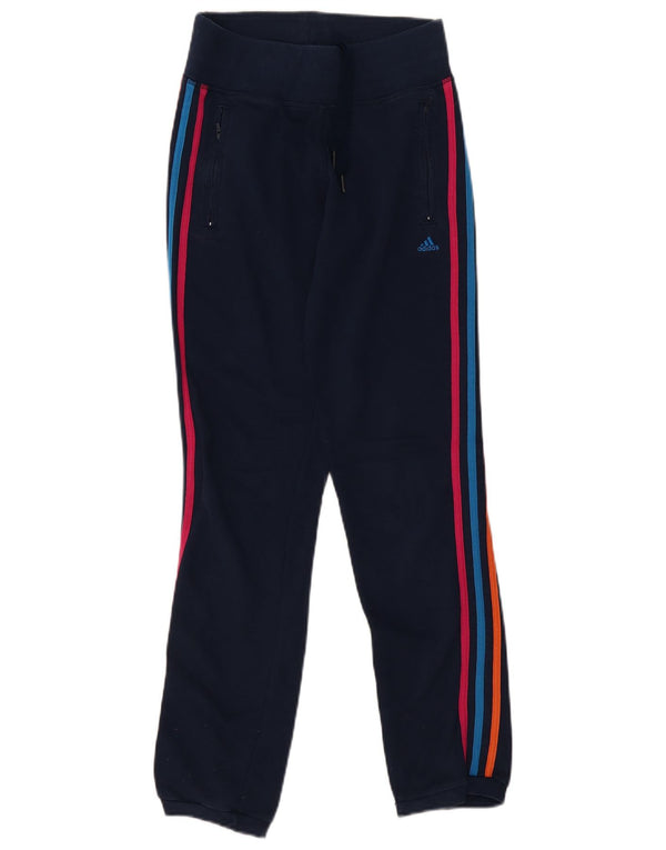 Adidas Ženske Climalite Trenirke Hlače Joggers UK 4/6 XS Navy Blue