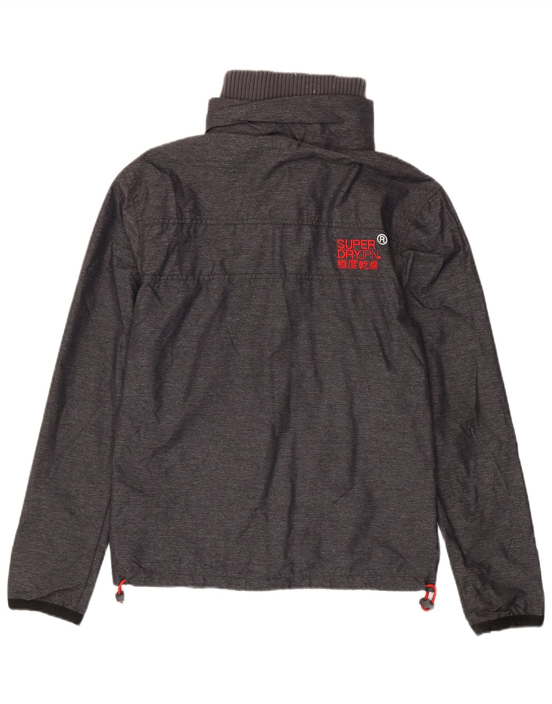 Muška kišna jakna Superdry Graphic UK 36 Mala siva najlonska