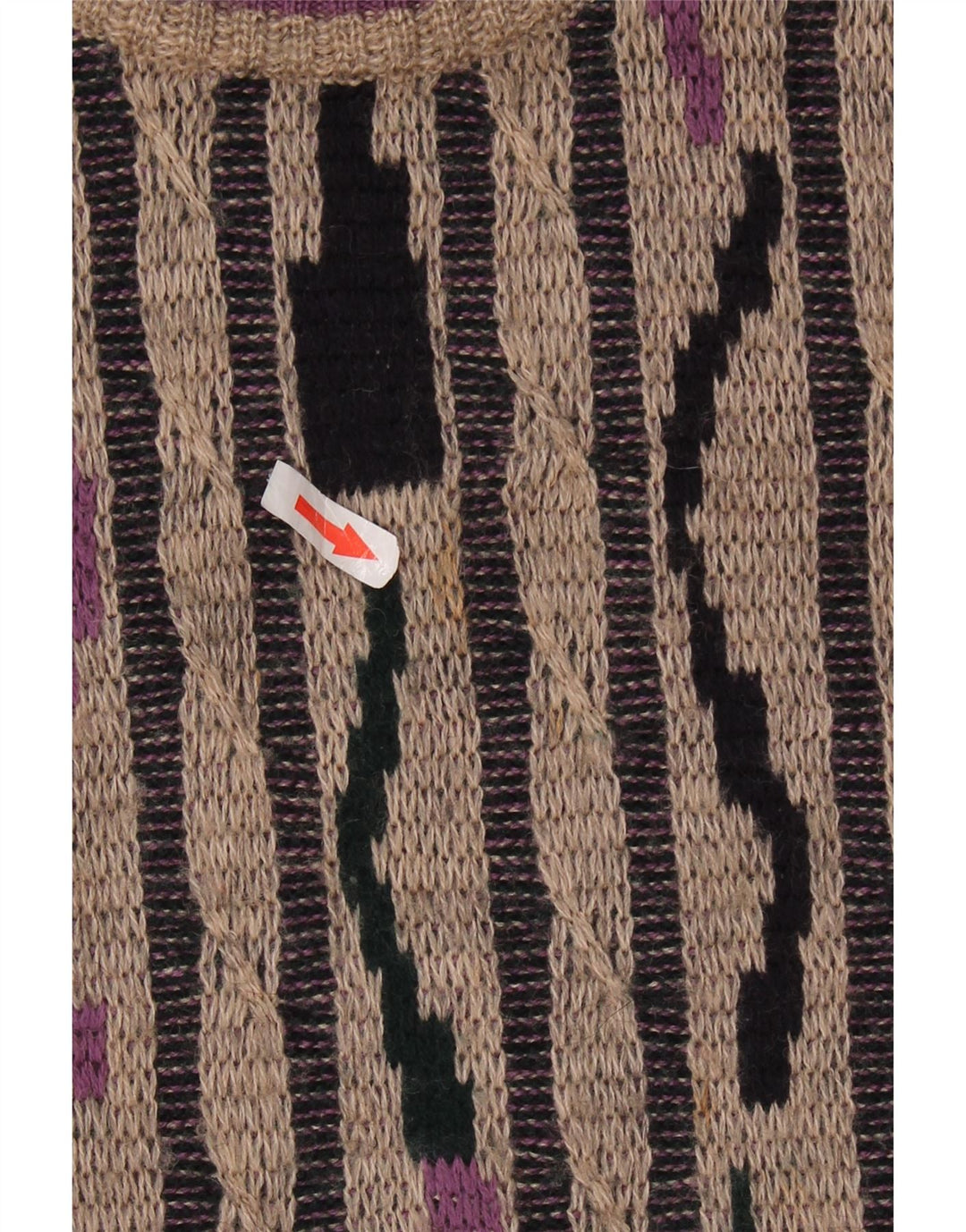 MAPIER Muški džemper s okruglim izrezom, velike sive pruge