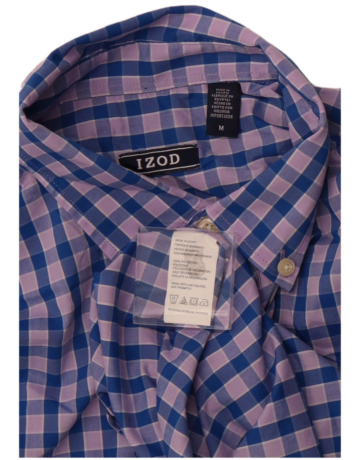 IZOD Muška košulja Srednje plavi karirani poliester