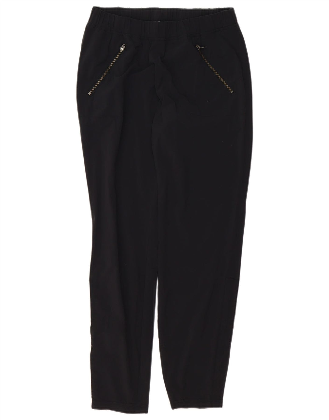 ATHLETA Ženske uske ležerne hlače US 4 male W28 L28 crni poliester