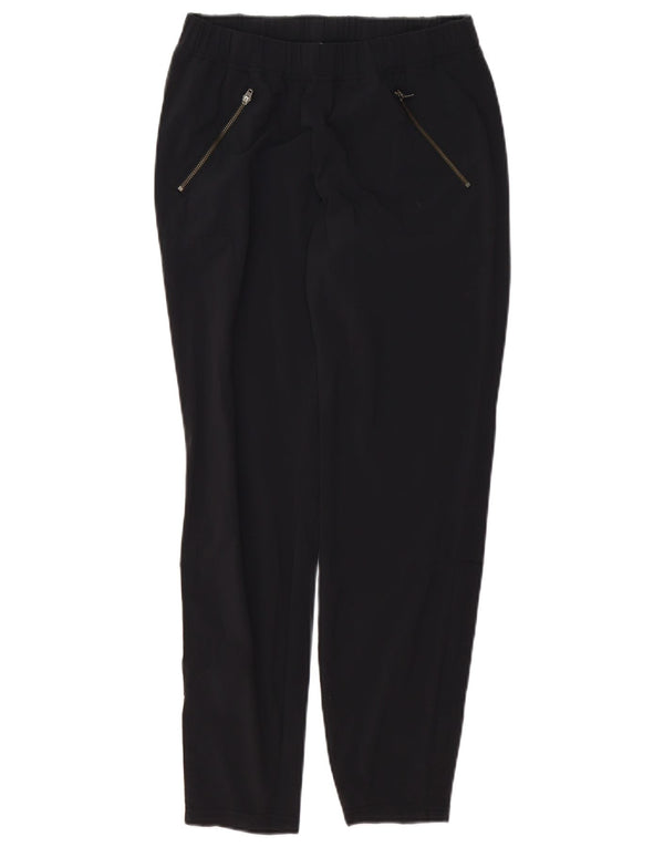 ATHLETA Ženske uske ležerne hlače US 4 male W28 L28 crni poliester