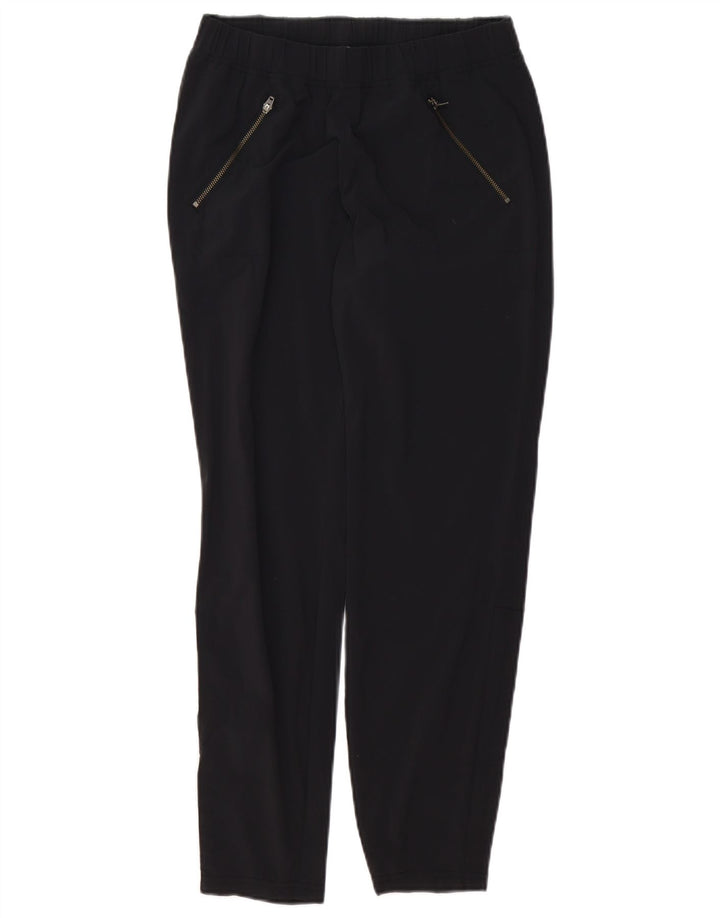 ATHLETA Ženske uske ležerne hlače US 4 male W28 L28 crni poliester