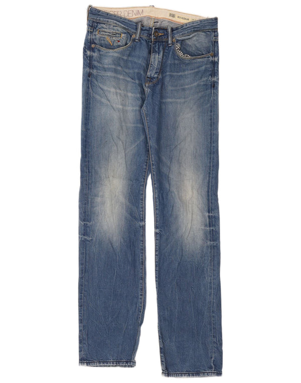 Tommy Hilfiger ženske ravne traperice visokog struka W30 L34 plave