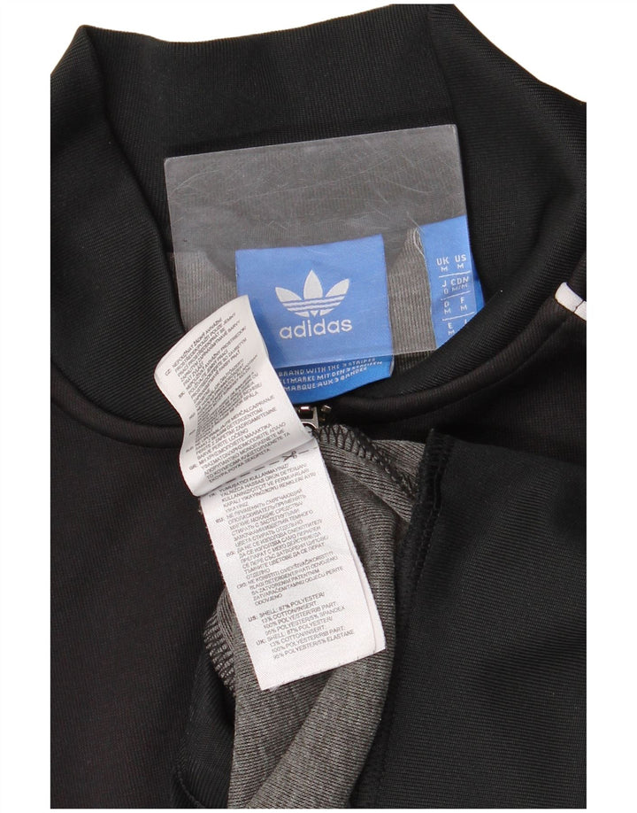 Adidas muška gornja jakna trenirke srednje crne boje od poliestera
