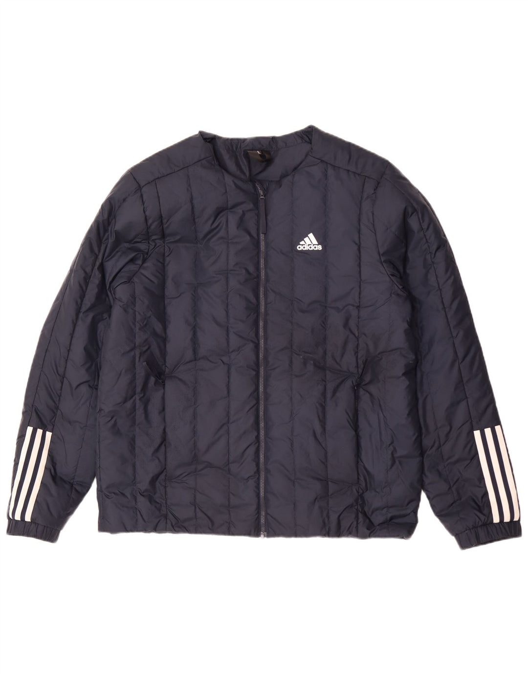 Adidas muška podstavljena jakna UK 40 Large tamnoplavi poliester