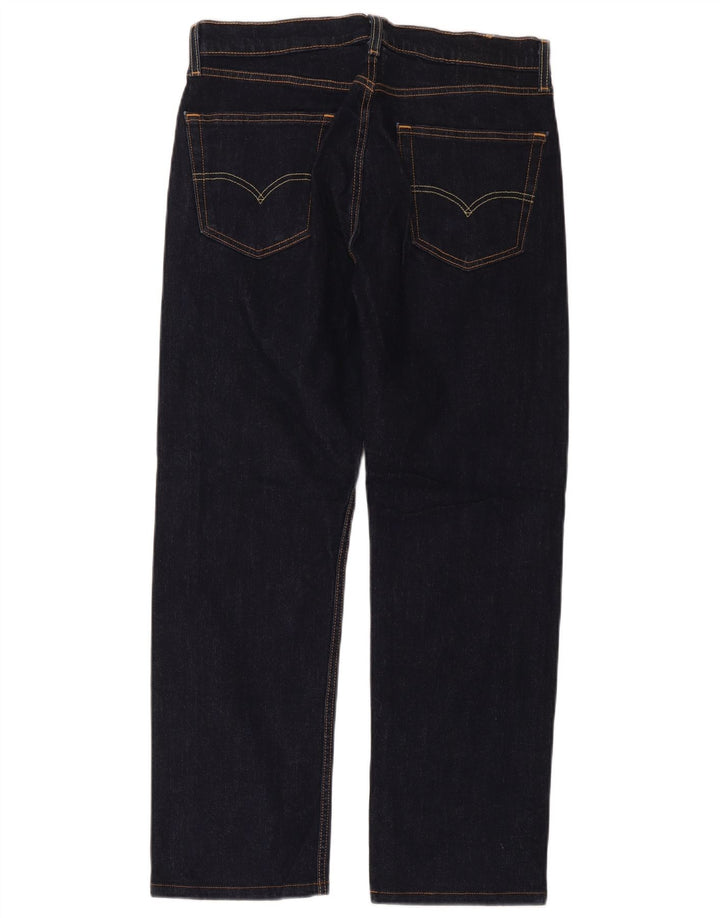 Levi's muške ravne traperice W32 L32 tamnoplavi pamuk