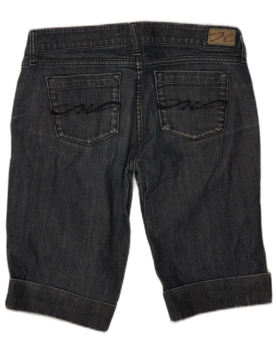 Tommy Hilfiger ženske bermuda traper kratke hlače W28 srednje plavi pamuk