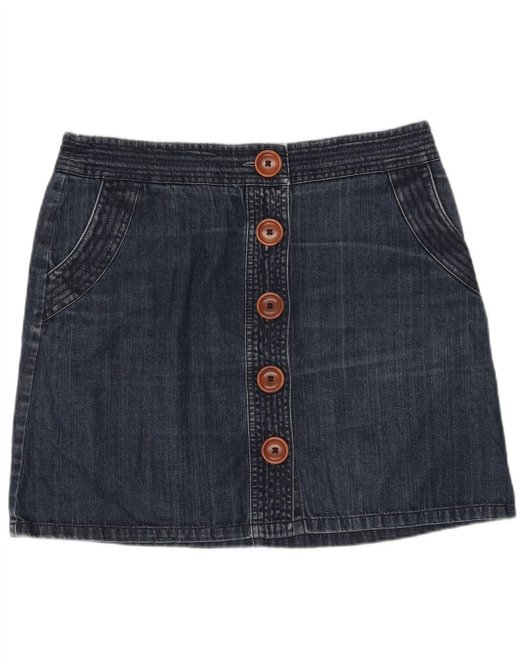 BODEN ženska traper suknja UK 14 Large W32 tamnoplavi pamuk