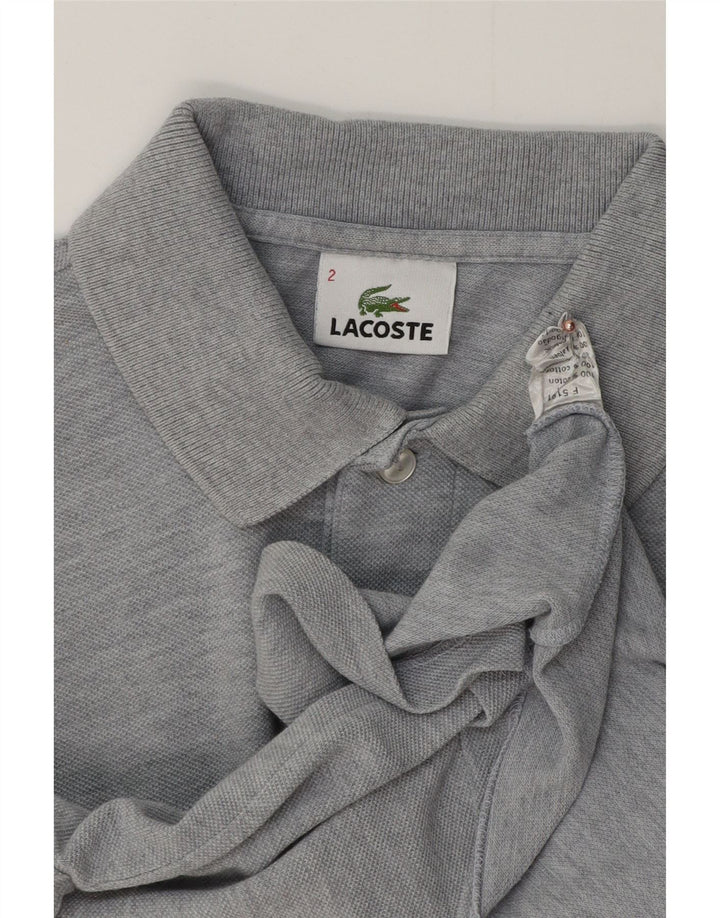 LACOSTE muška polo majica veličina 2 XS sivi flekasti pamuk