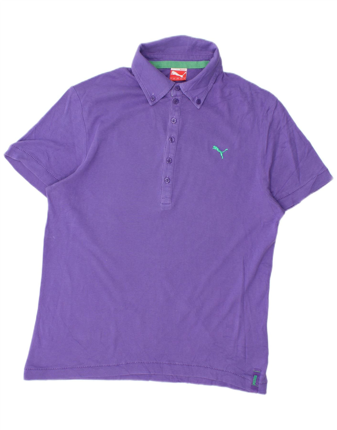 Puma muška polo majica srednje ljubičaste boje od pamuka