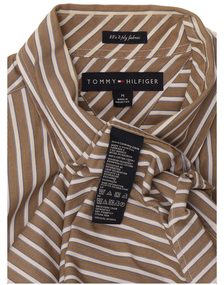 Tommy Hilfiger muška košulja Srednje bež prugasti pamuk