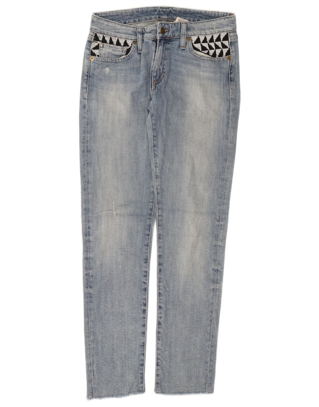 RALPH LAUREN Ženske uske traperice W27 L28 Plavi pamuk