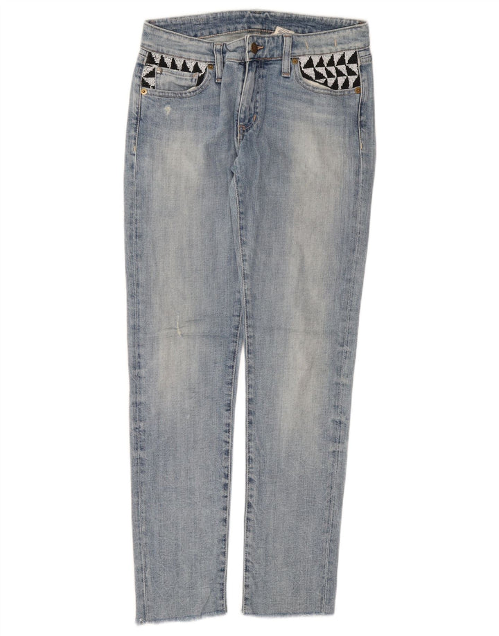 RALPH LAUREN Ženske uske traperice W27 L28 Plavi pamuk