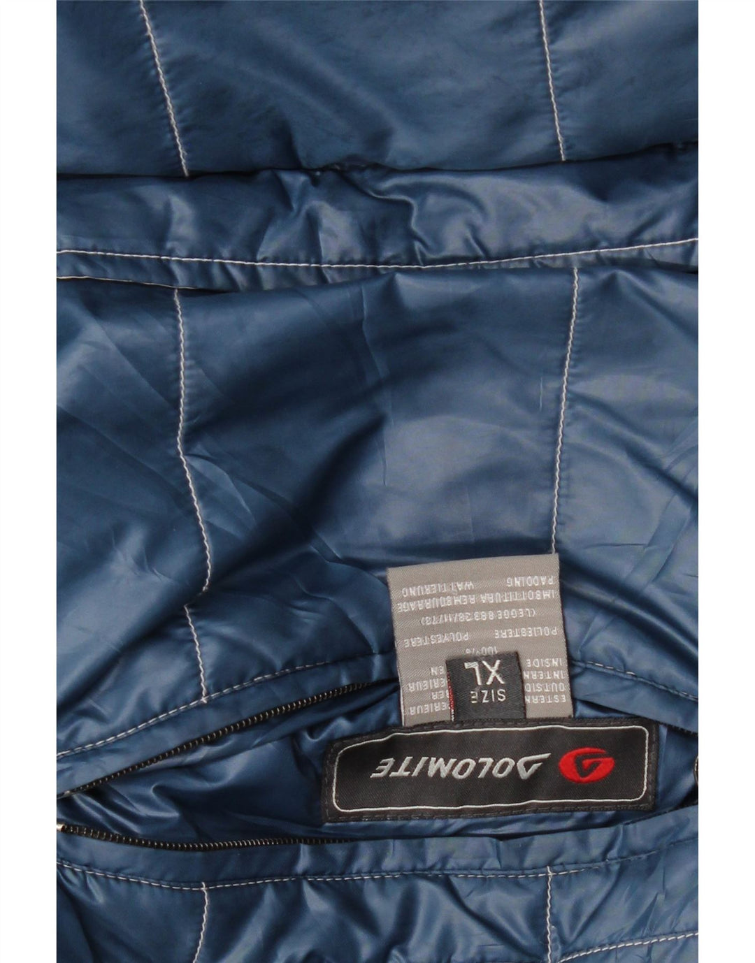 Ženska podstavljena jakna Dolomite Crop Graphic UK 18 XL Blue Colourblock