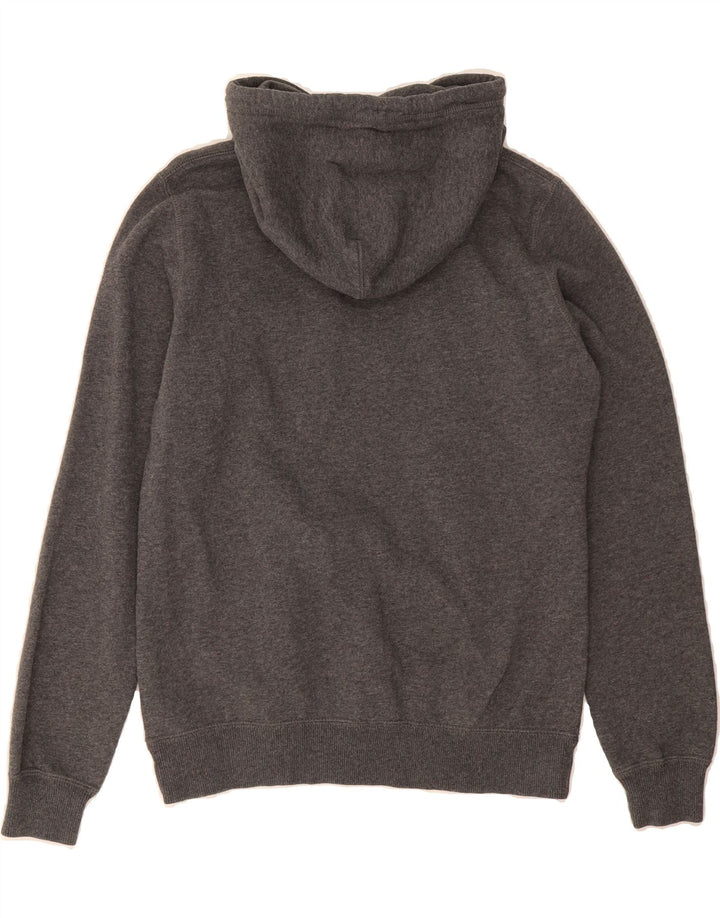 NIKE Womens Graphic Hoodie Jumper UK 14 Medium Grey Polyester Vintage Nike and Second-Hand Nike from Messina Hembry 