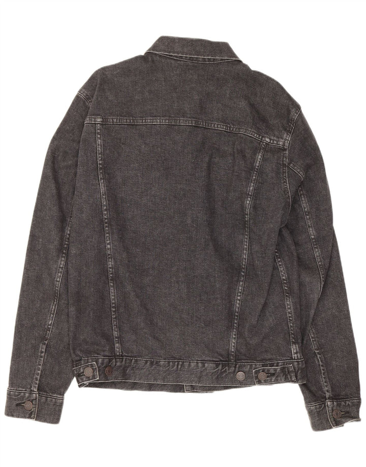 Gap muška traper jakna UK 34 XS sivi pamuk