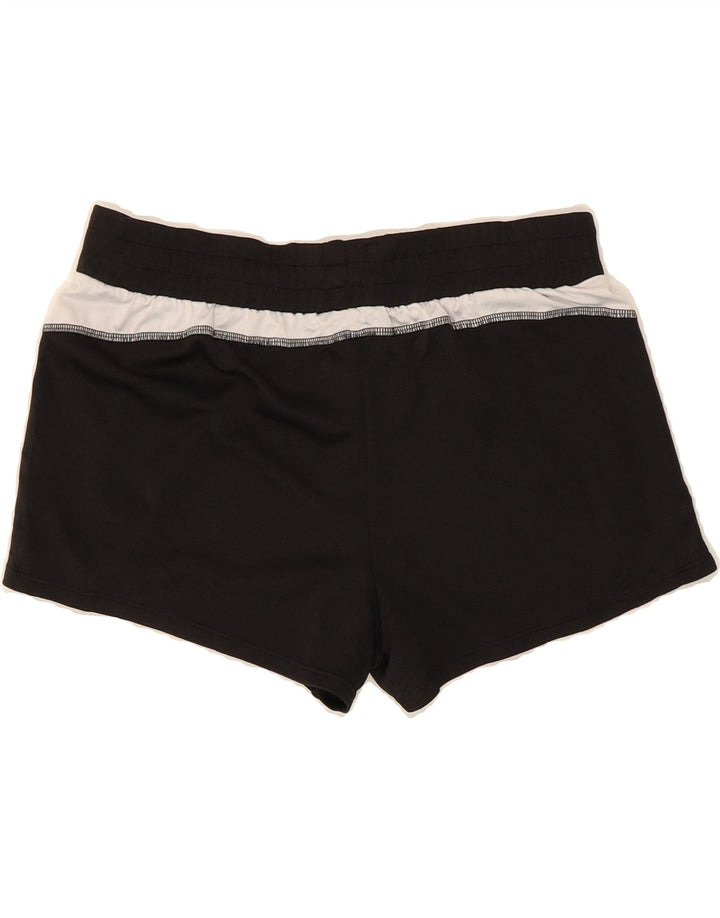 FILA Womens Sport Shorts UK 14 Medium  Black Colourblock Polyester Vintage Fila and Second-Hand Fila from Messina Hembry 