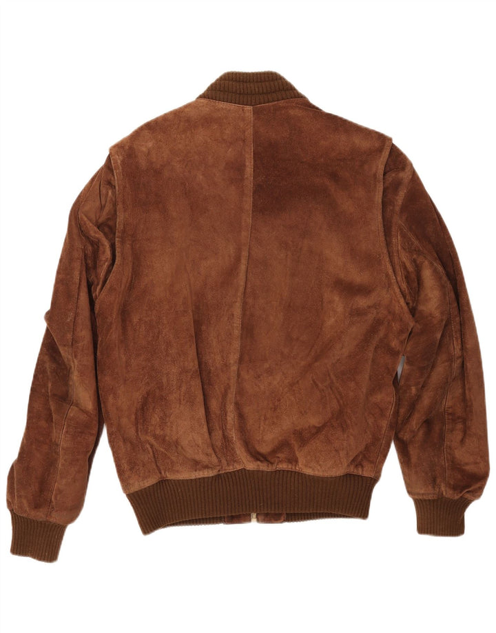 VINTAGE muška bomber jakna od brušene kože IT 52 XL smeđa